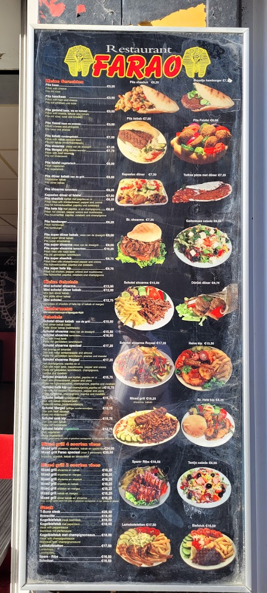 Menu Restaurant Farao-1
